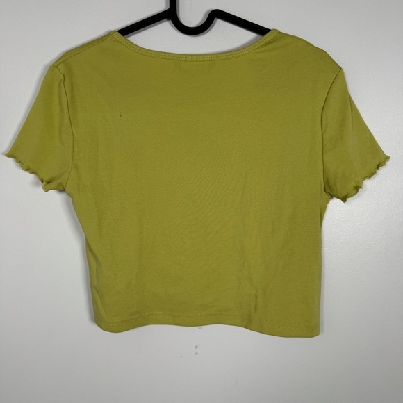 SHEIN teddy bear 🧸 Lime Green Ribbed Top - Picture 4 of 4